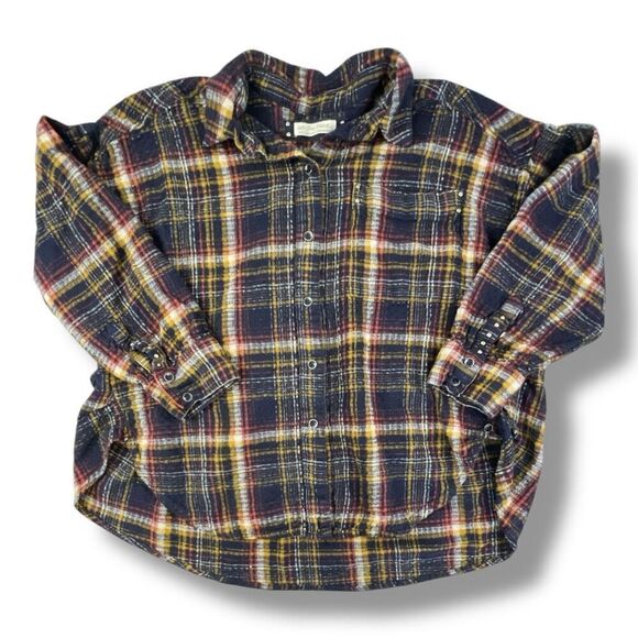 We The Free Flannel Oversized Size Small - Picture 1 of 7